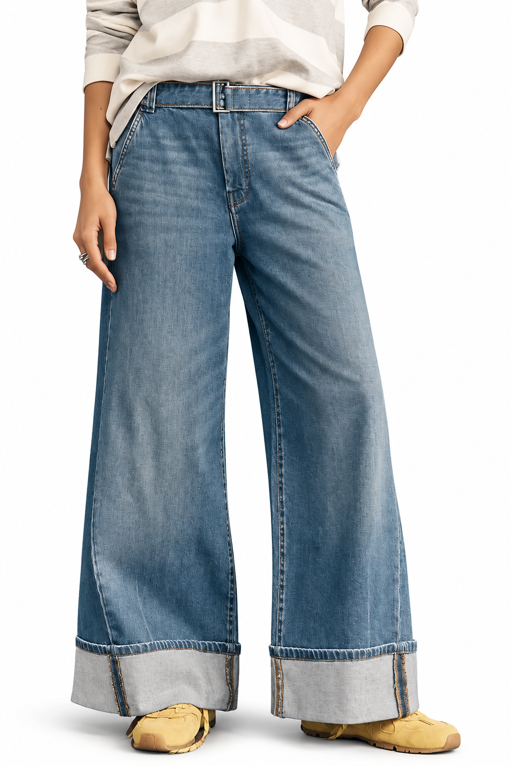 Nova High-Rise Wide-Leg Jeans