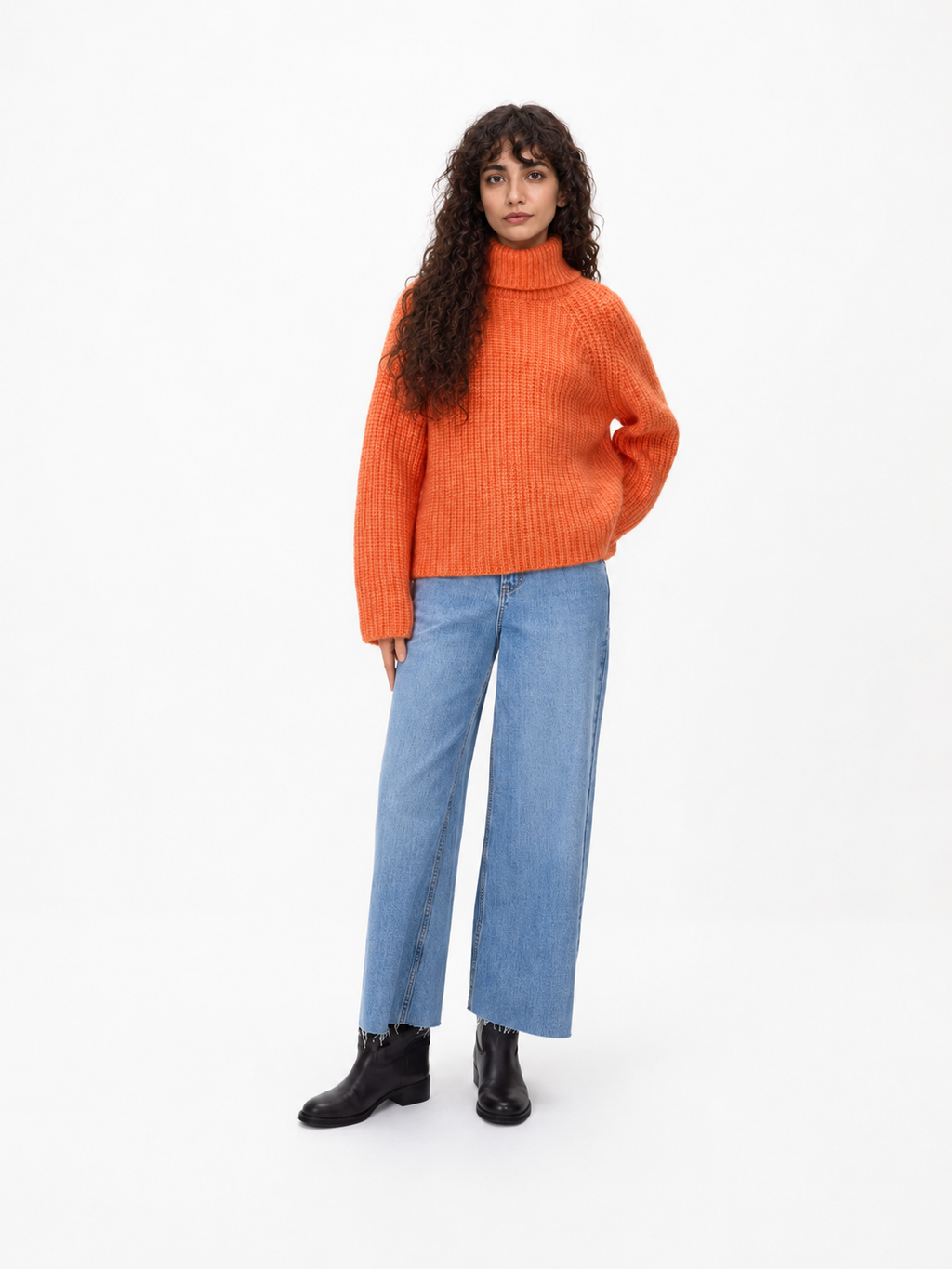 High Waist Wide-leg Jeans