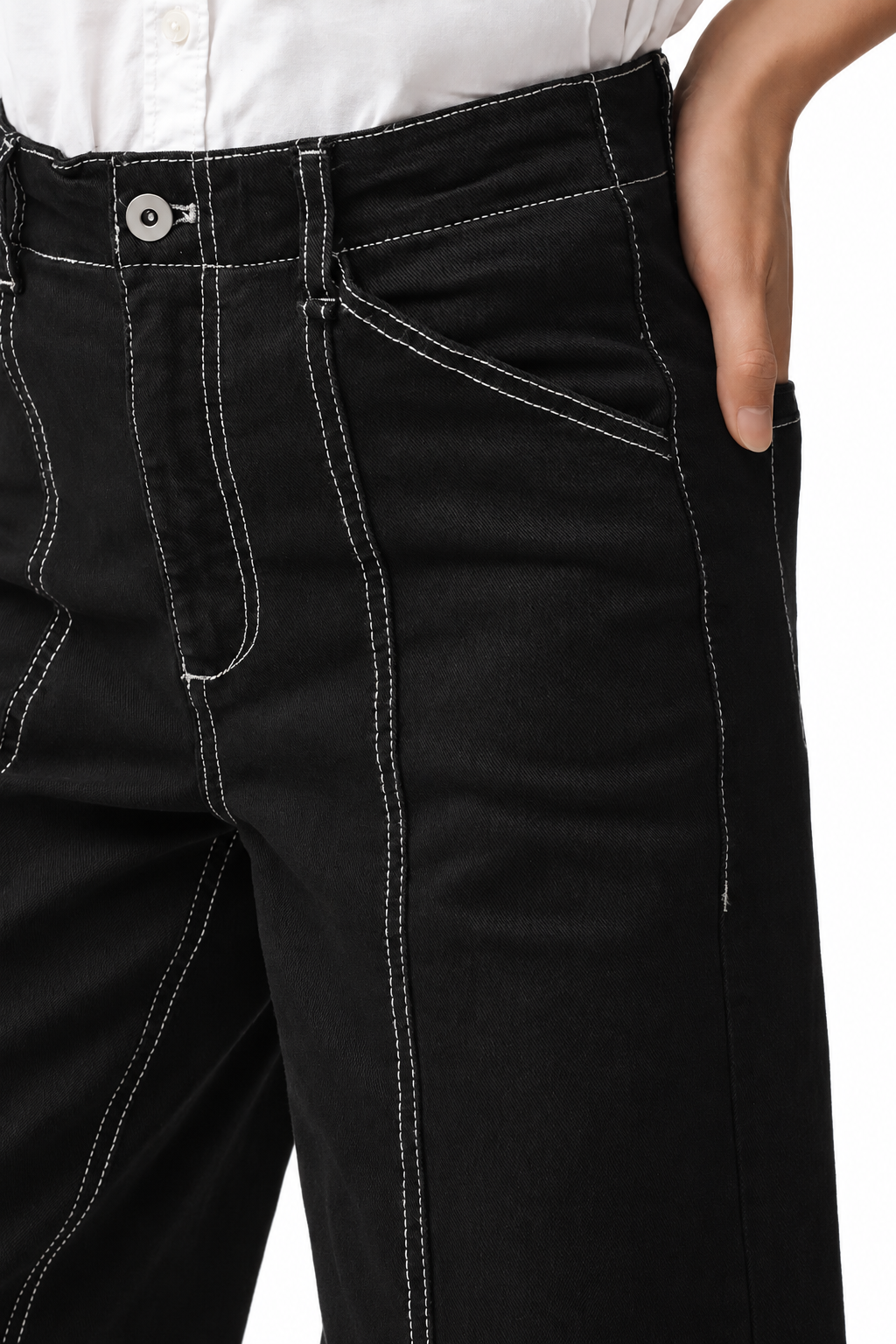 High-Rise Wide-Leg Jeans - The Delaney