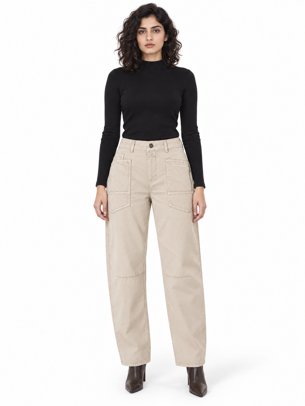 MAC Jeans Barrel-Hose Baggy 2.3 hellsand