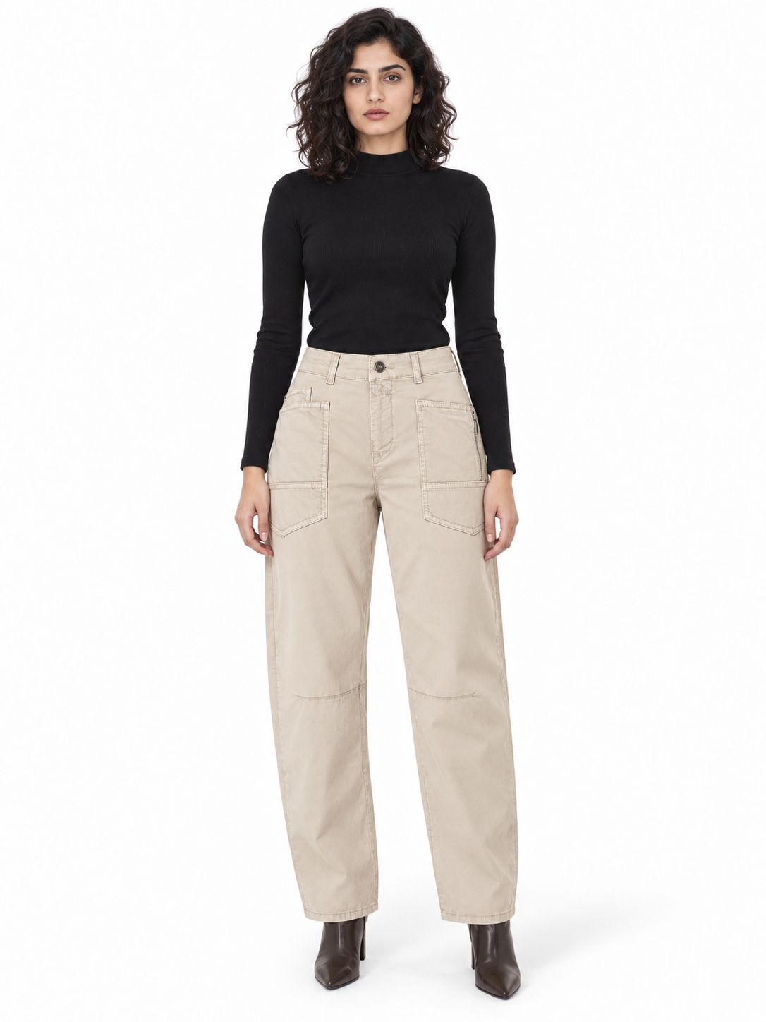 MAC Jeans Barrel-Hose Baggy 2.3 hellsand