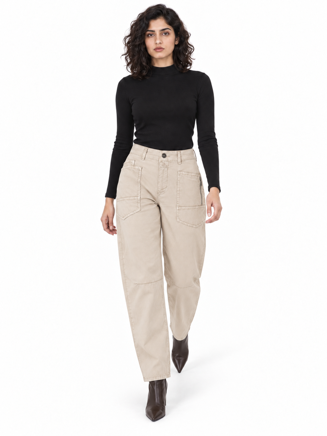 MAC Jeans Barrel-Hose Baggy 2.3 hellsand
