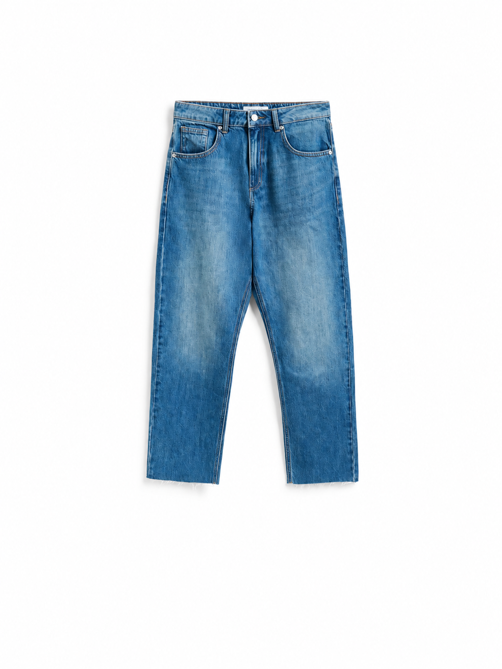 Straight cropped jeans