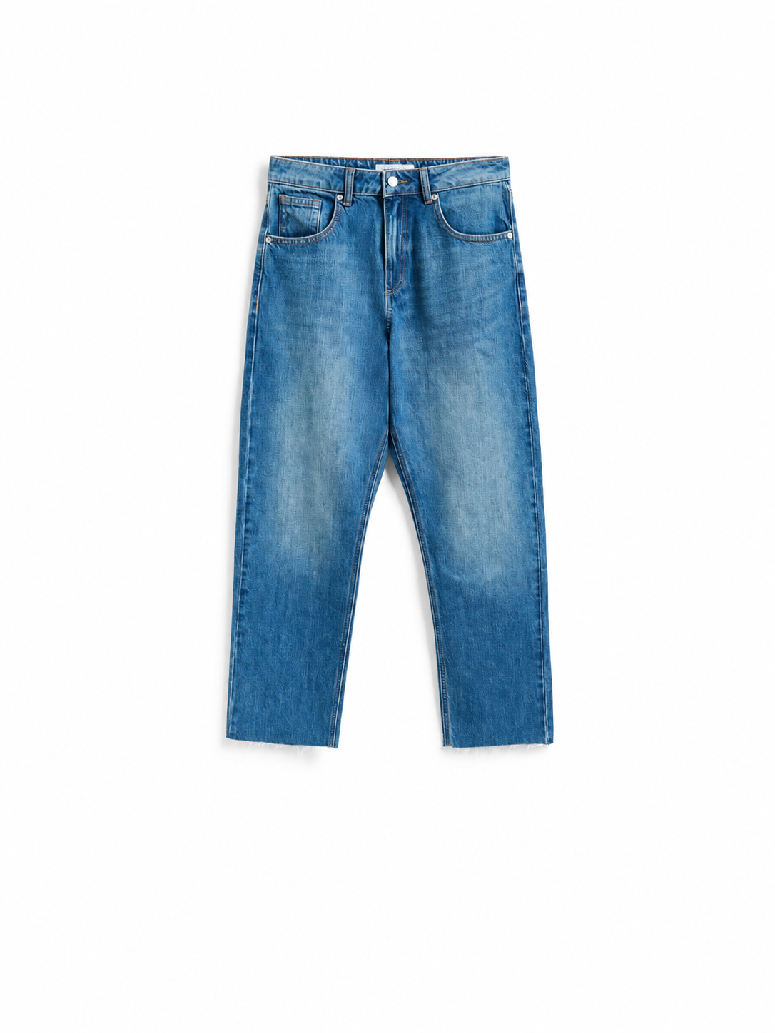 Straight cropped jeans
