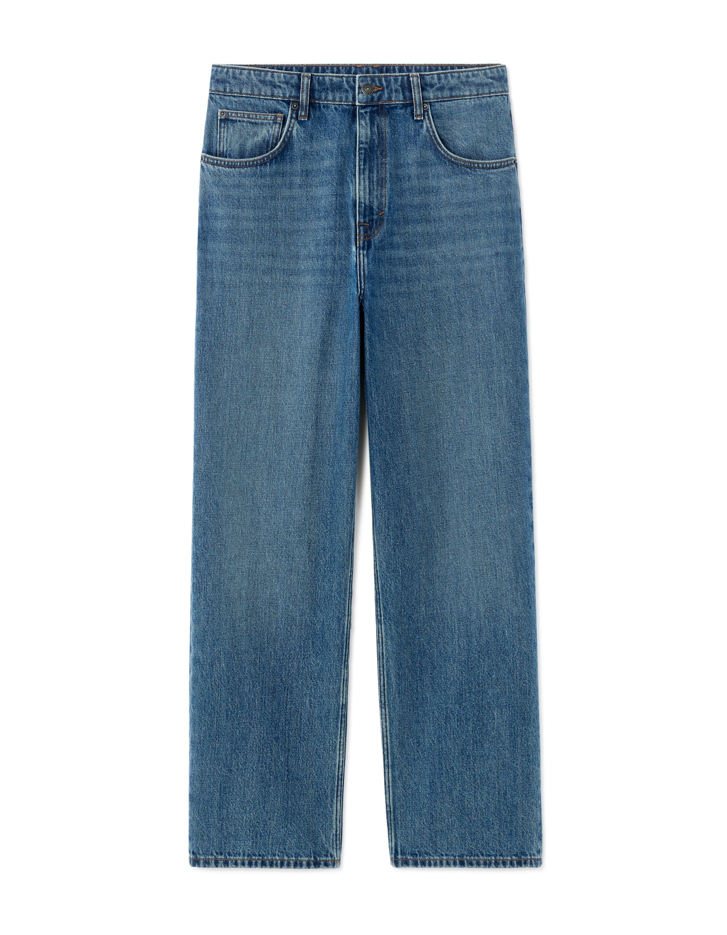 Jean baggy 100% Coton - bleu stone - Celio