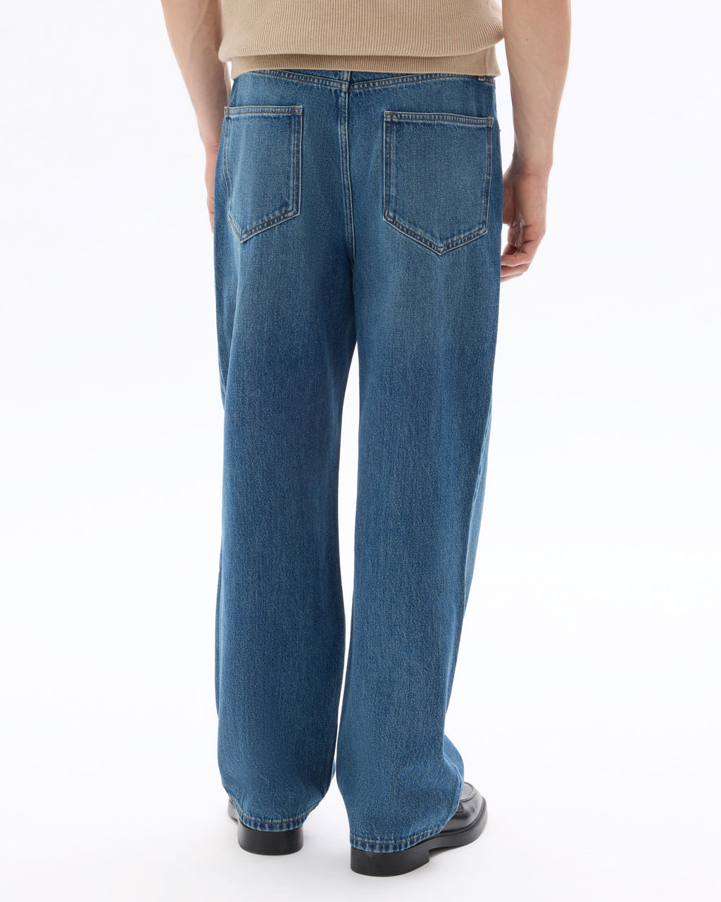 Jean baggy 100% Coton - bleu stone - Celio