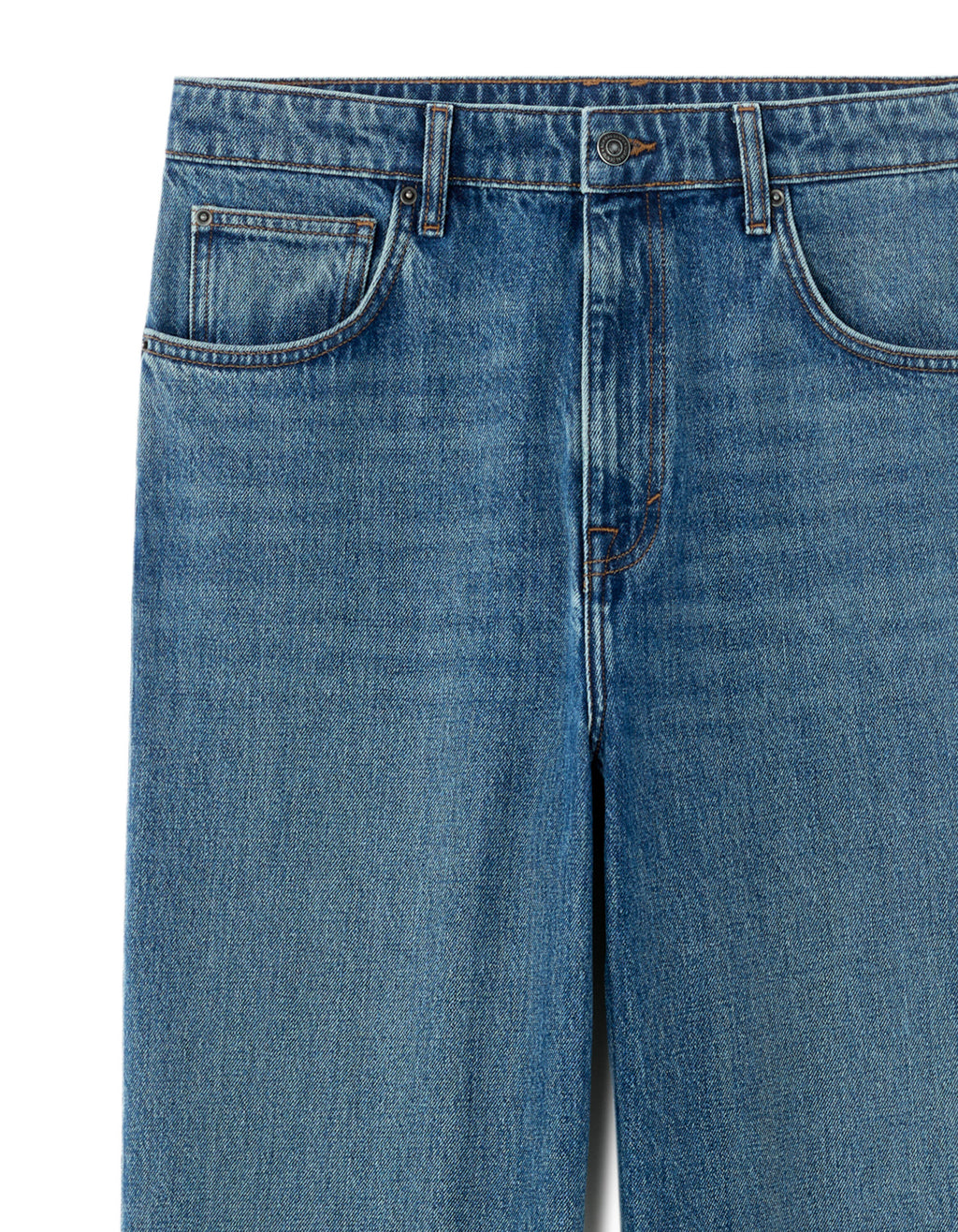 Jean baggy 100% Coton - bleu stone - Celio