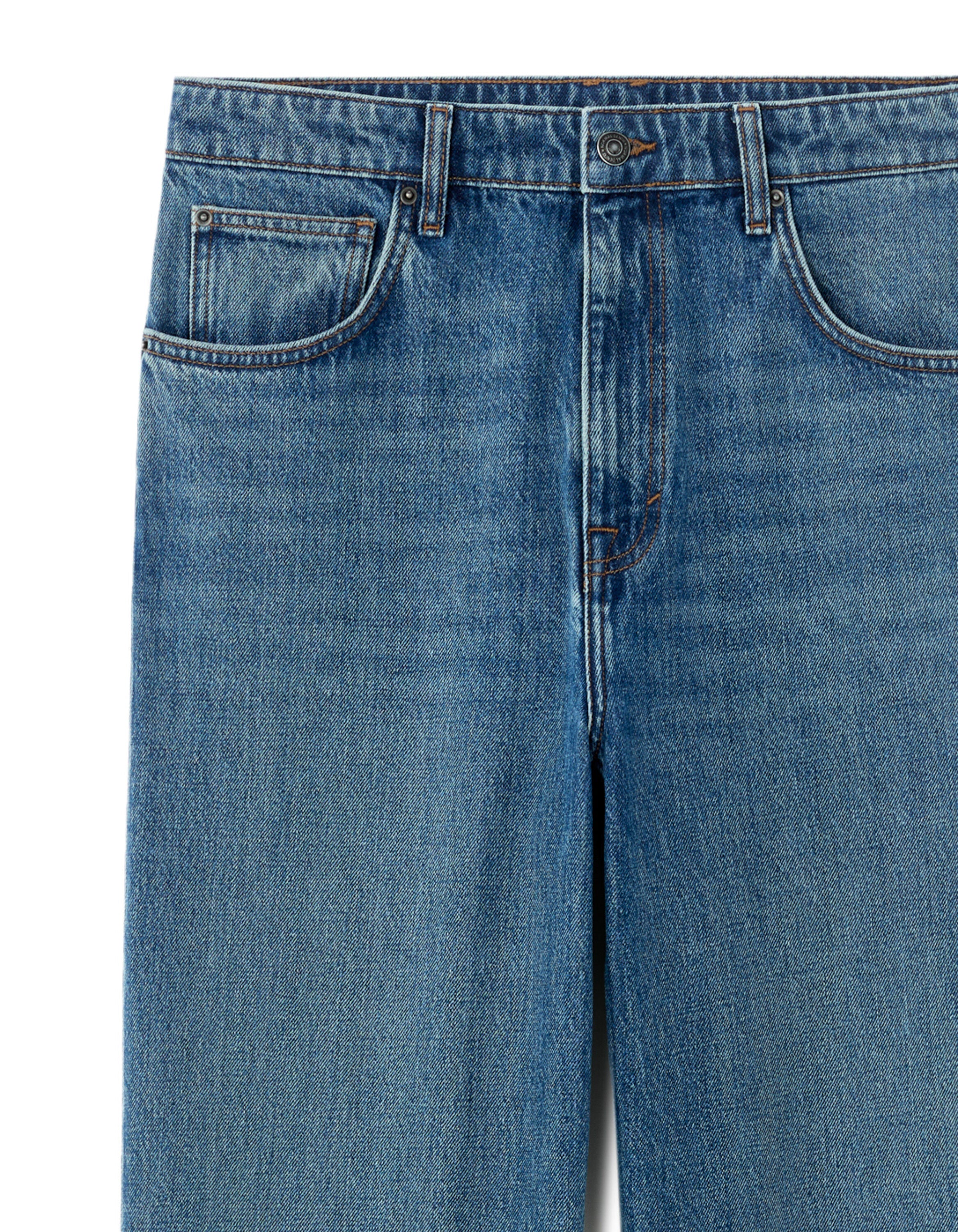 Jean baggy 100% Coton - bleu stone - Celio