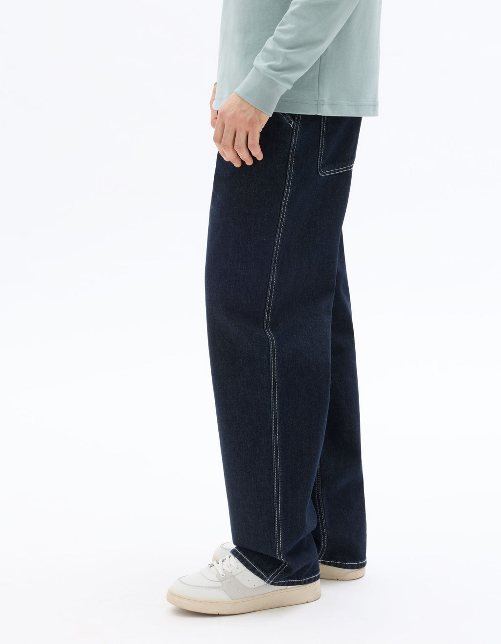 Jean baggy 100% Coton Denim - brut Black -  Celio