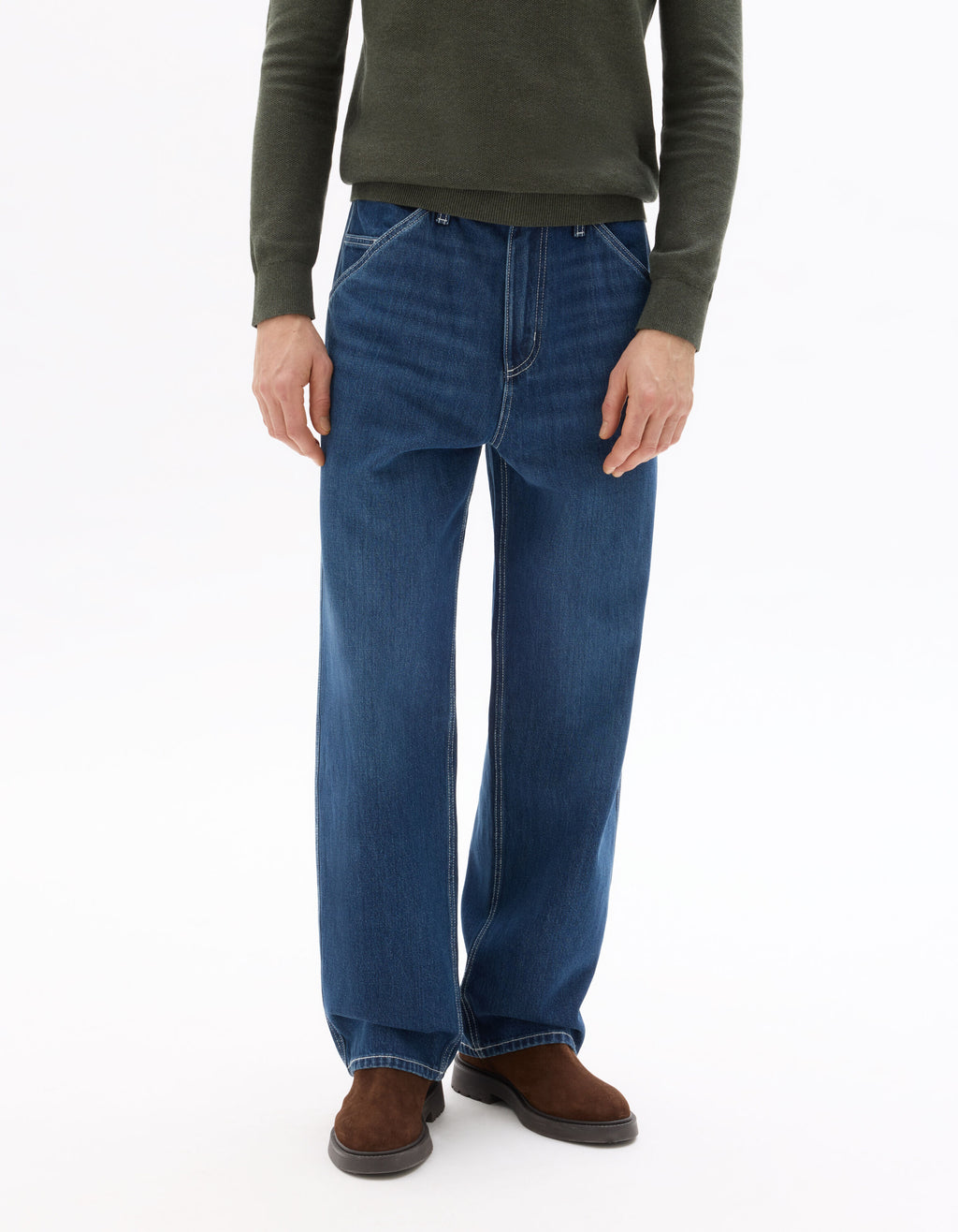 Jean baggy 100% coton Denim - brut blue - Celio