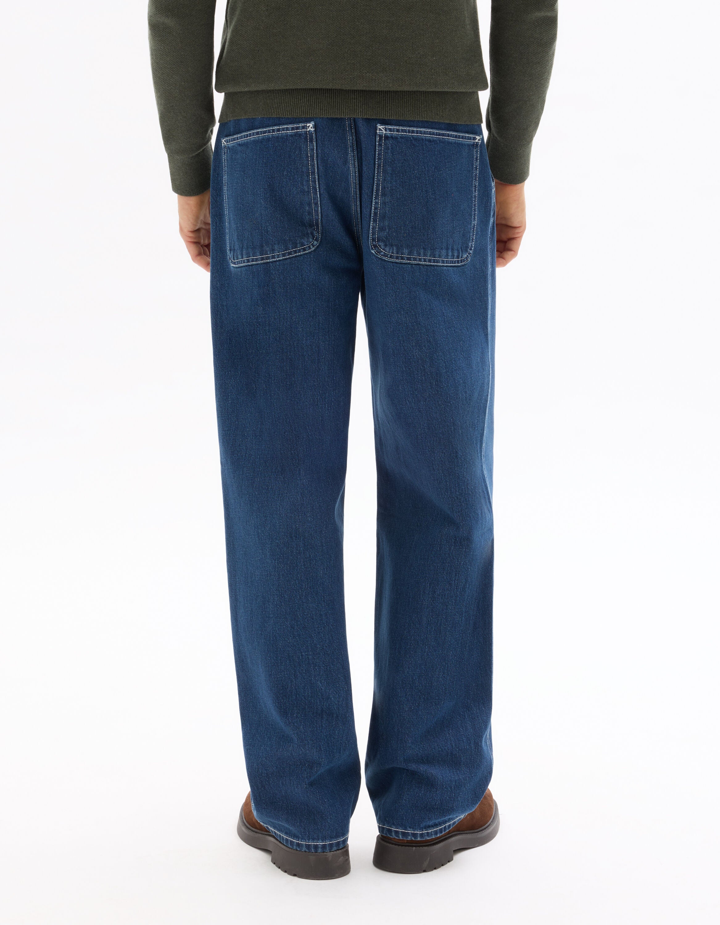 Jean baggy 100% coton Denim - brut blue - Celio
