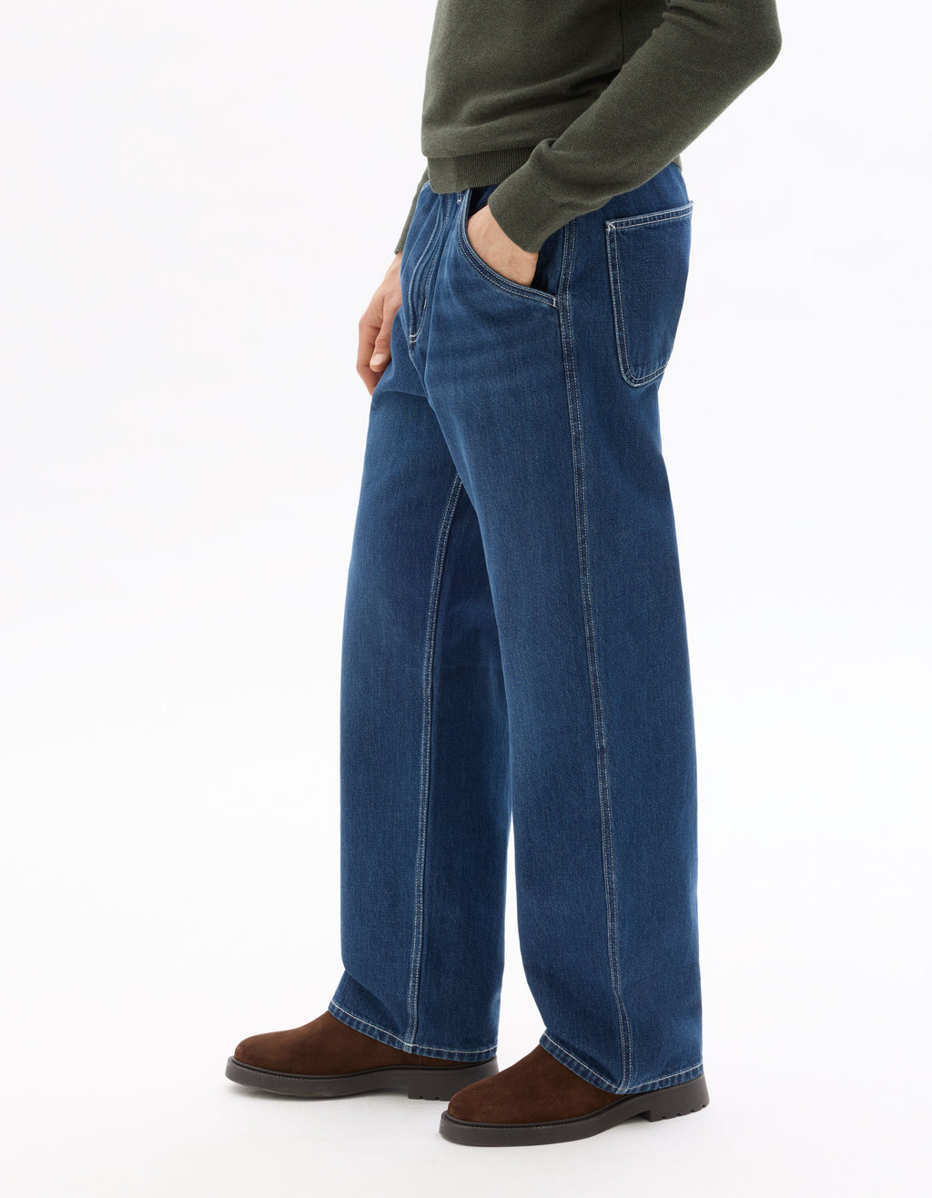 Jean baggy 100% coton Denim - brut blue - Celio