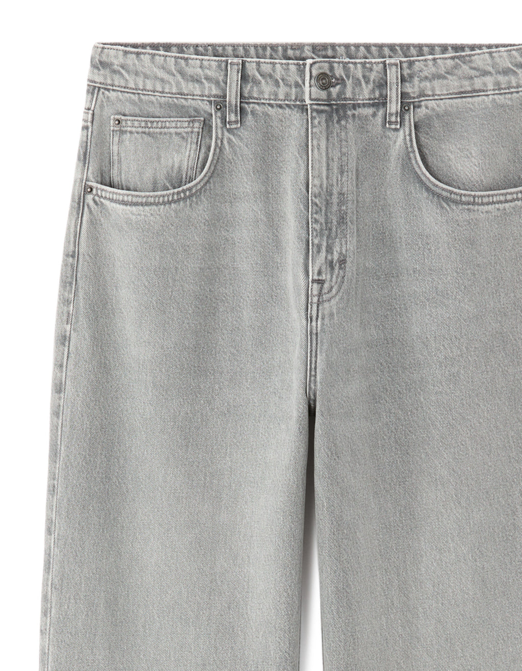 Jean baggy 100% coton Denim - gris clair - Celio
