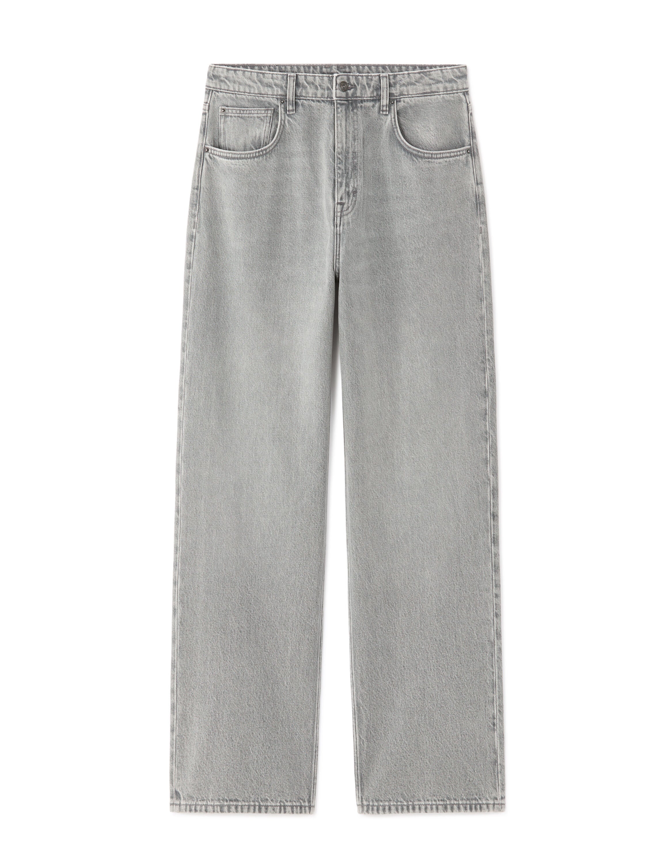 Jean baggy 100% coton Denim - gris clair - Celio