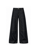 Low-Rise Tapered Myra Jeans - Puddle Edition