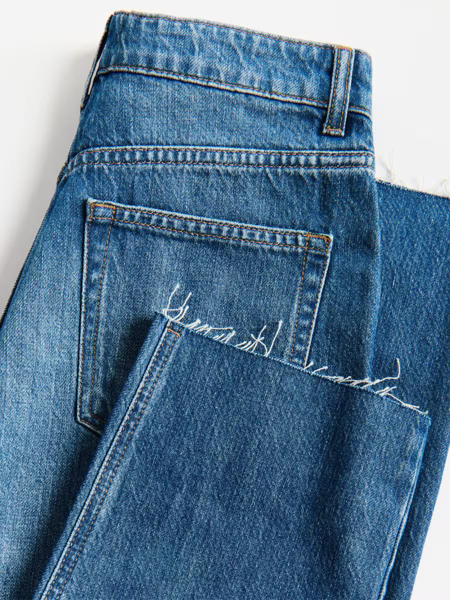 Straight cropped jeans