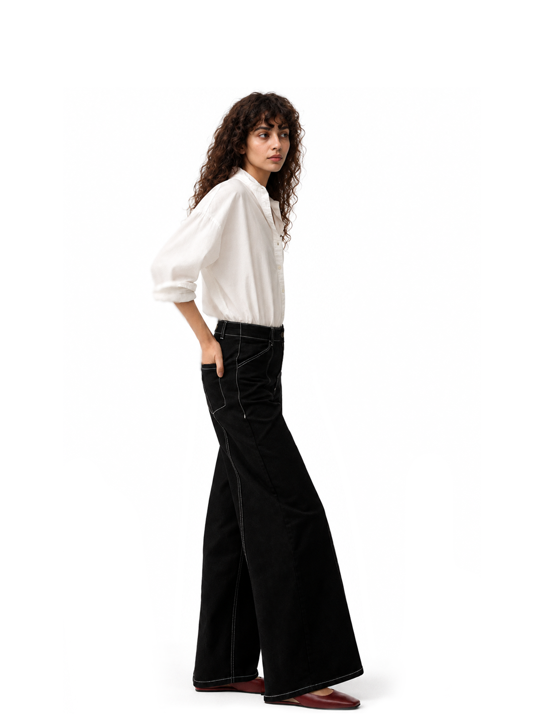 High-Rise Wide-Leg Jeans - The Delaney
