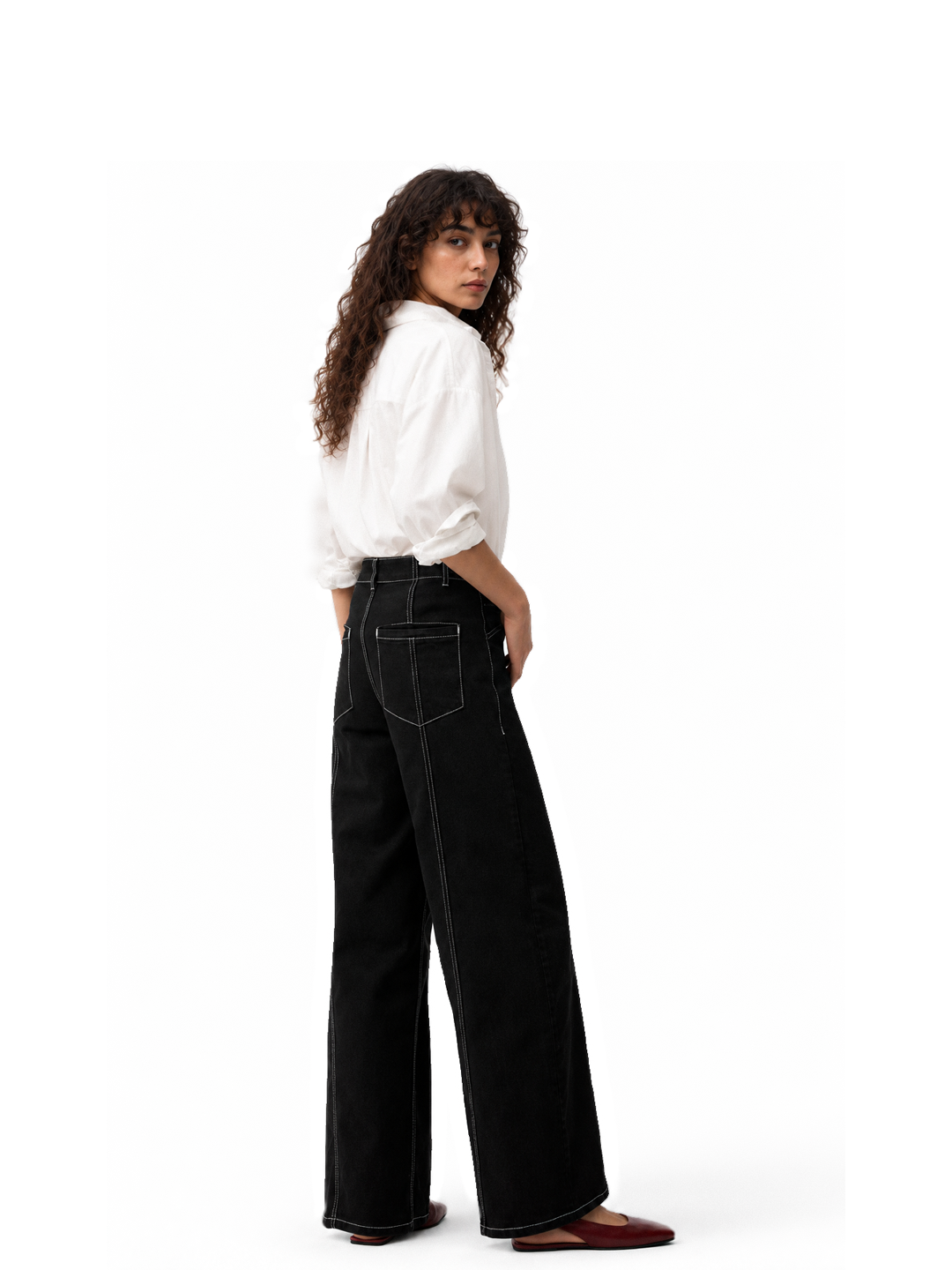 High-Rise Wide-Leg Jeans - The Delaney